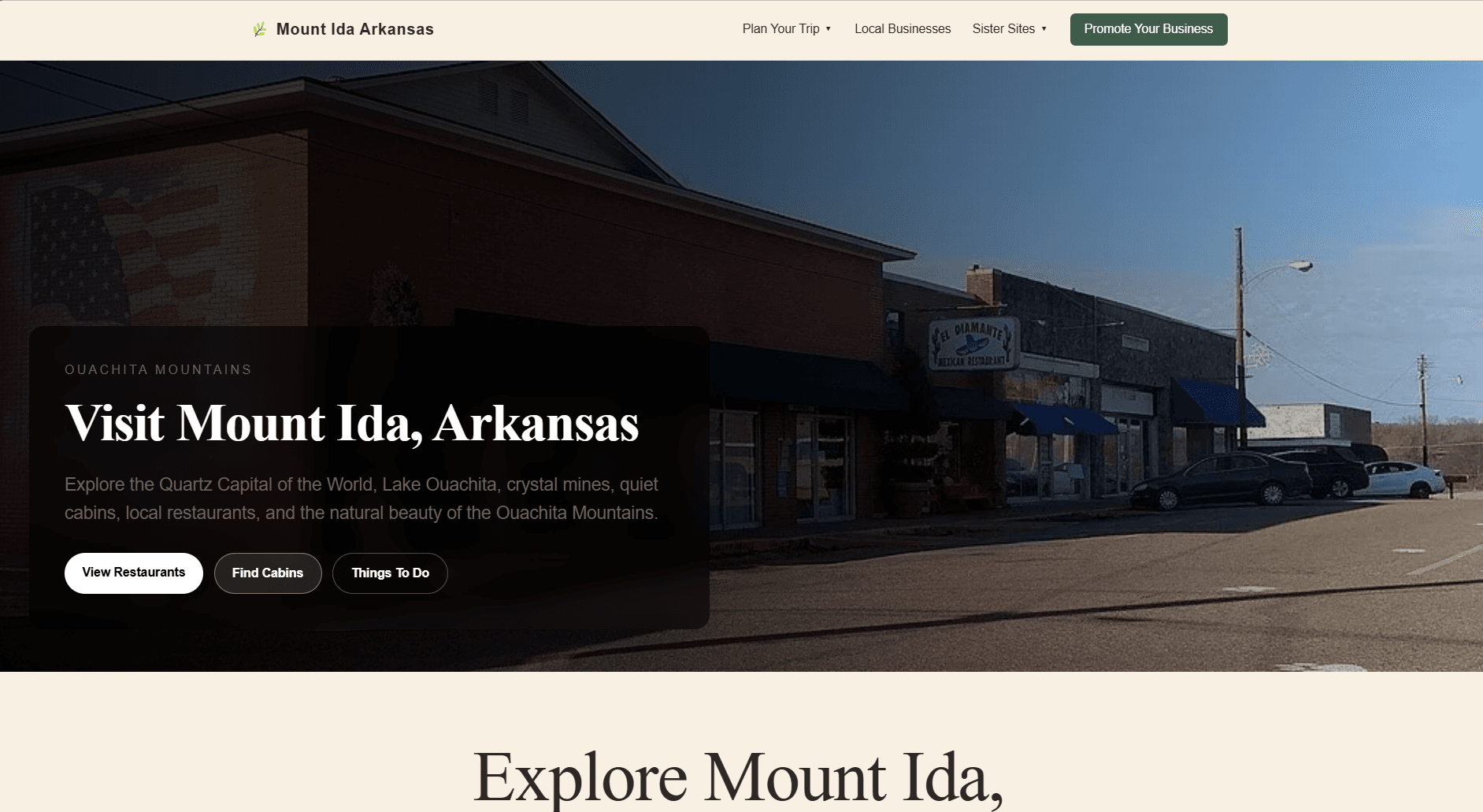 Mount Ida Arkansas Guide